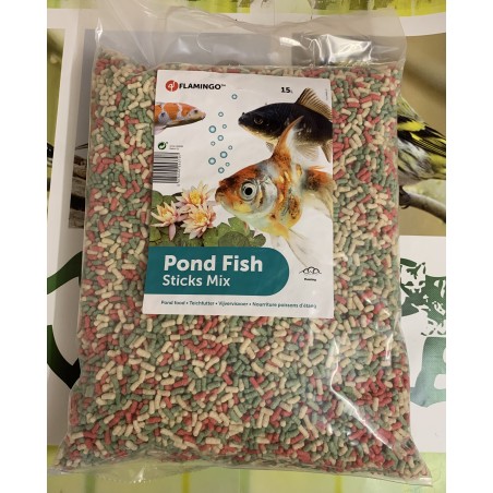 POND FISH STICKS MIX 15lt
