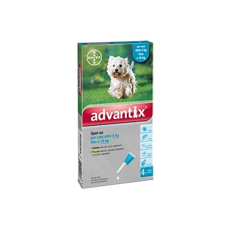 ADVANTIX PER CANI OLTRE 4KG FINO A 10KG