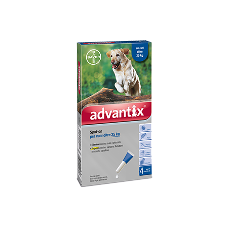 ADVANTIX PER CANI OLTRE 25KG fino a 40 kg