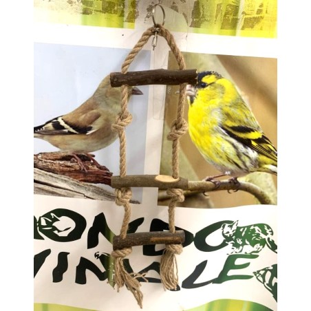 GIOCO SCALETTA LEGNO E CORDA cm 35