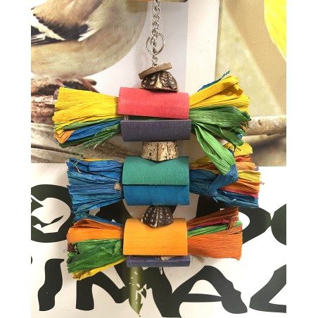 GIOCO LEGNO e CARTA CRESPA