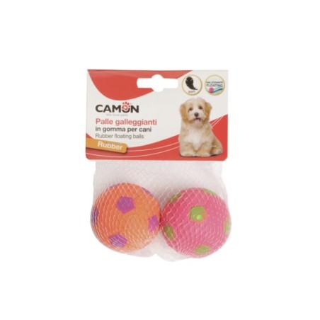 PALLINE SPORT GALLEGGIANTI IN GOMMA ( 2 palline )