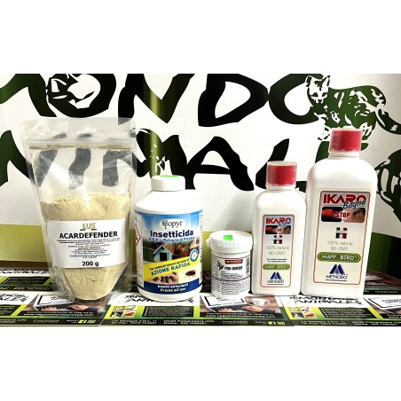 OFFERTA KIT ANTIACARO AL NATURALE Ikaro Bagno+Ikaro Acqua+Pro-smoke+Acardefender+PBK