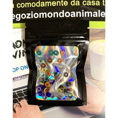 ANELLI SILICONE COLOR MIX diametro 2.7 conf.50 anelli