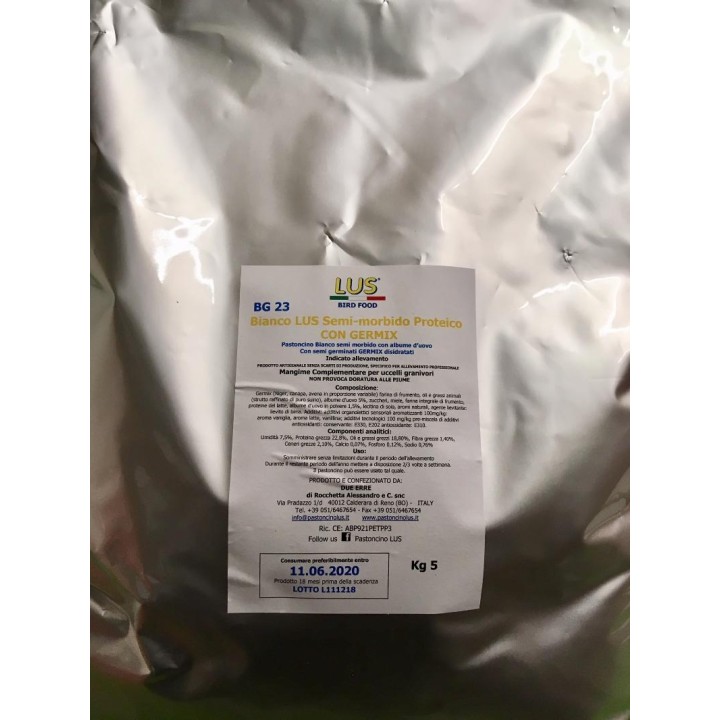 BG23 BIANCO LUS MORBIDO PROTEICO CON GERMIX 5kg