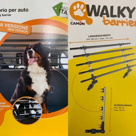 WALKY BARRIER divisorio regolabile per auto